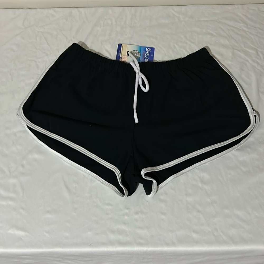 Black lounge shorts